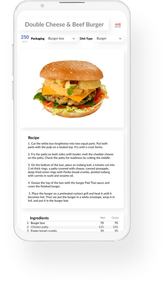Training the kitchen staff with the Delivety recipe management system